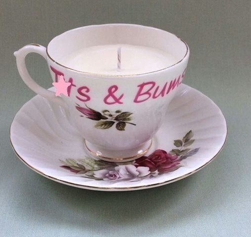 6852127-Sale-Warning-profanities-Tits-and-bums-Vintage-altered-tea-cup-candle--0